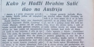 Staro Sarajevo u anegdotama: Kako je Hadži Ibrahim Salić išao na Austriju