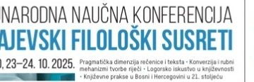 Najava događaja: Sarajevski filološki susreti 8