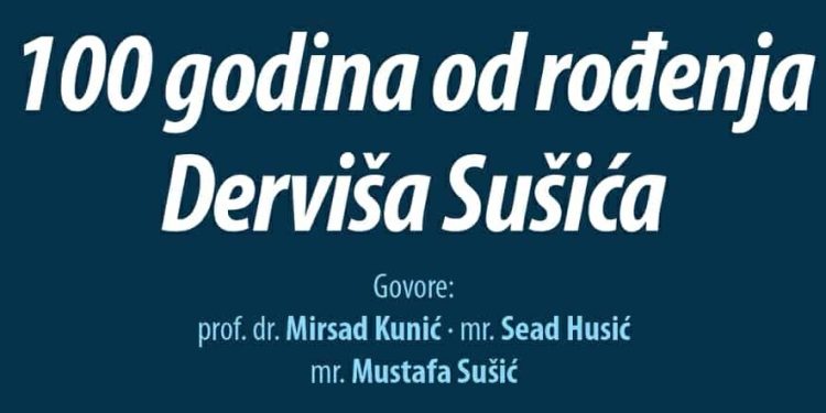 Najava događaja: Književna večer “Sto godina od rođenja Derviša Sušića” u Vlasenici