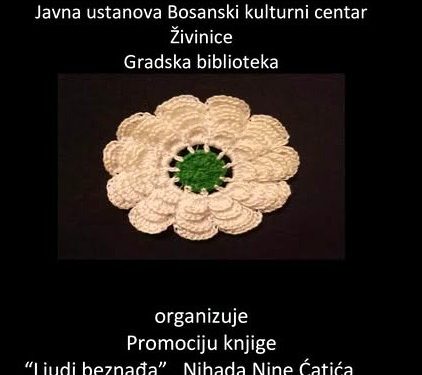 Promocija knjige Nihada Nine Ćatića u BKC-u Živinice