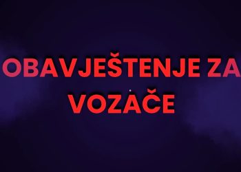 Na dionicama u višim predjelima upozoravamo na klizav kolovoz!