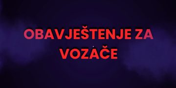 Na dionicama u višim predjelima upozoravamo na klizav kolovoz!