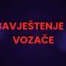 Na dionicama u višim predjelima upozoravamo na klizav kolovoz!