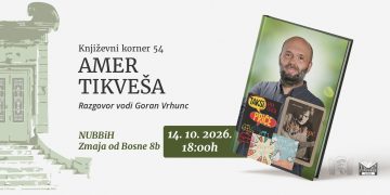 Književni razgovor s Amerom Tikvešom u Nacionalnoj i univerzitetskoj biblioteci BiH